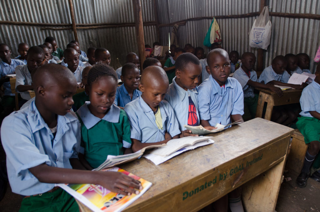 Kenya's government implemented a free primary education (FPE) policy